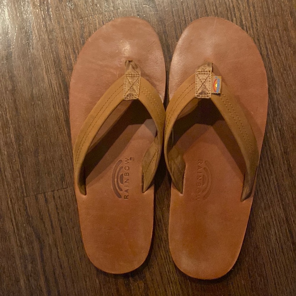 Rainbow Flip Flops mens/women’s XL